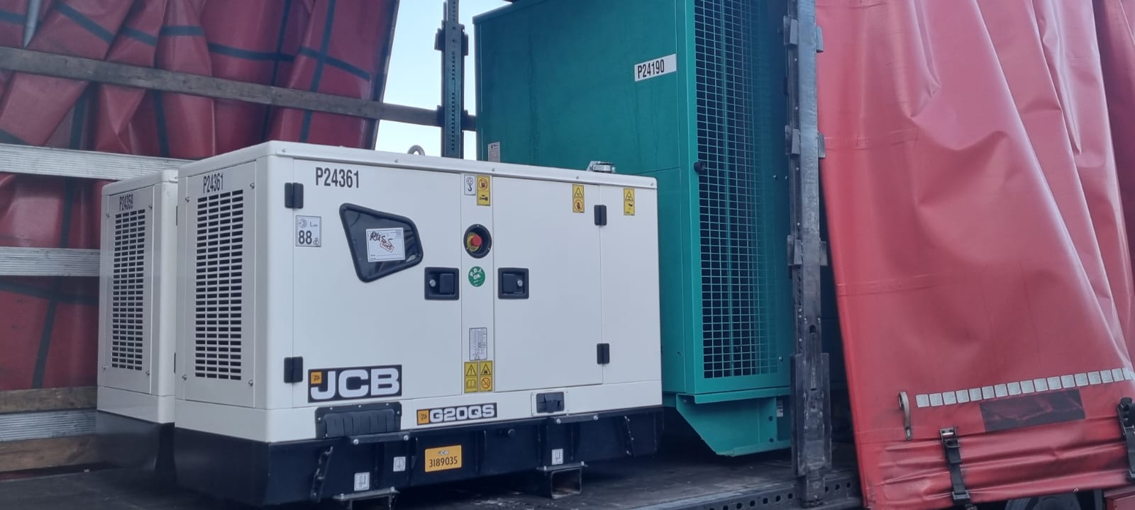 New Cummins 400 & 550 KVA along with 2 x JCB 20 KVA Generators SOLD - heading to Ukraine