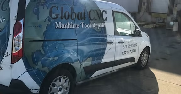 Global CNC branded service van