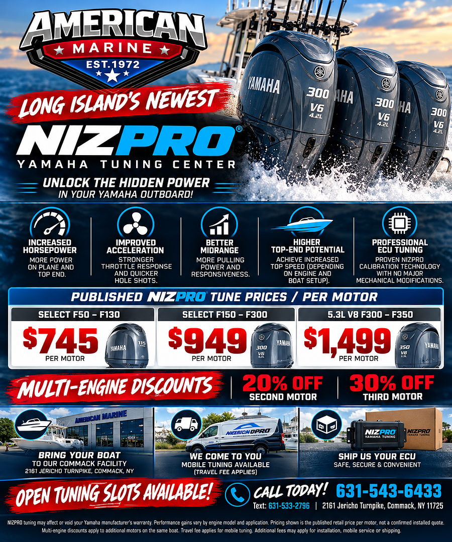 Unlock More Power from Your Yamaha Outboard with NIZPRO Tuning at American Marine