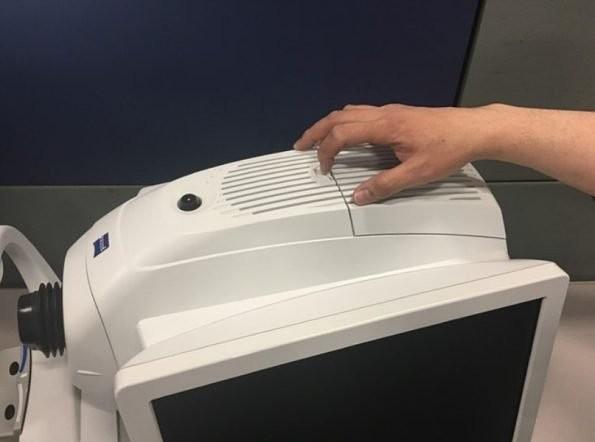 How do I clean the fan filter on my CIRRUS HD-OCT?