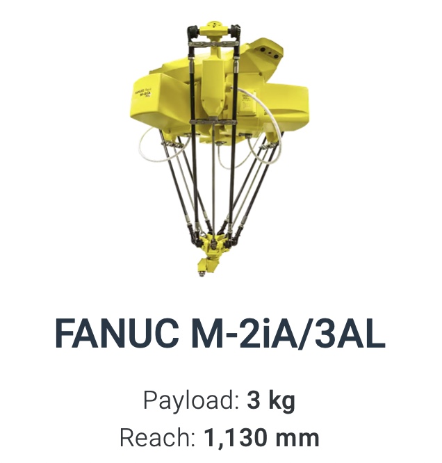 Fanuc M-2iA/3AL Delta Robot Data Sheet
