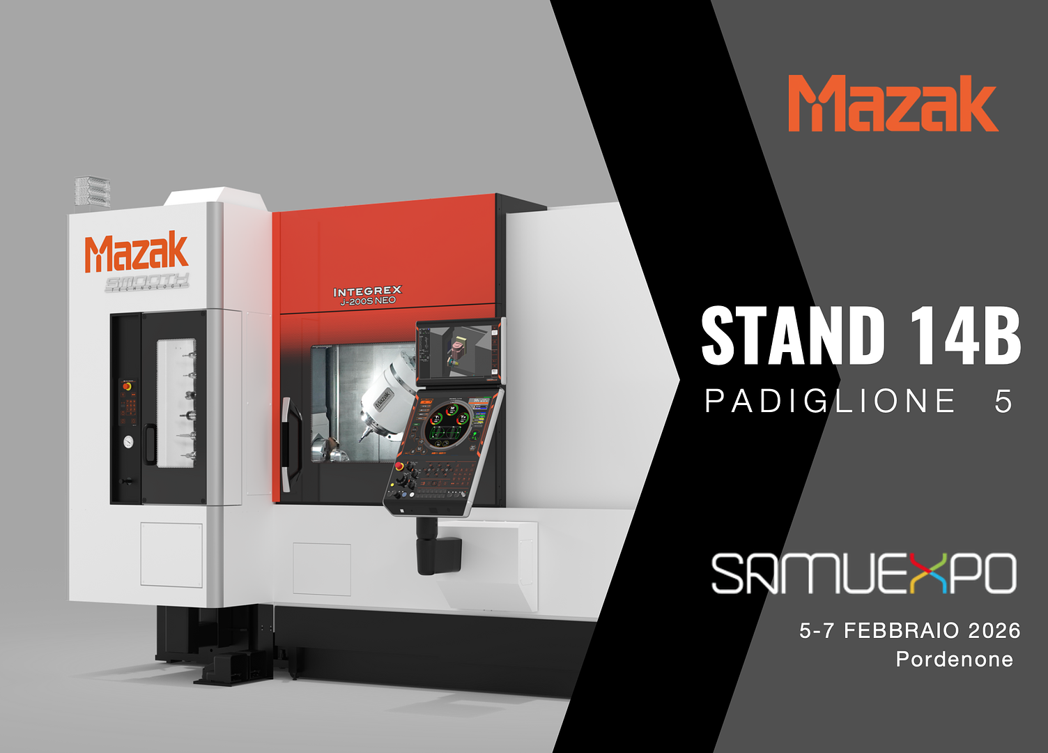 Mazak a Samumetal 2026