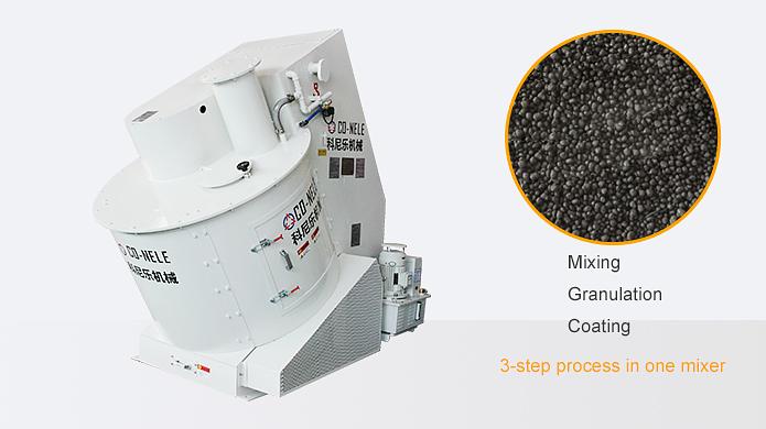 Intensive mixer in compound fertilizer granulation technology