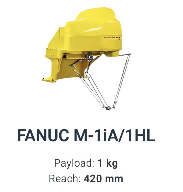 Fanuc M-1iA/1HL Delta Robot Data Sheet