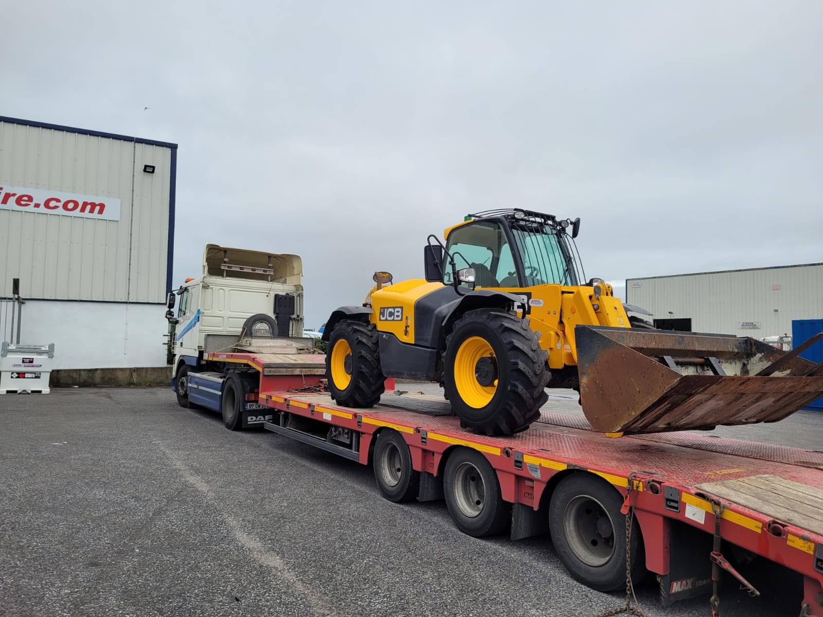Ex Rental 531-70 Telehandler SOLD to a Plant Hire Company in Tipperary... Customer collecting