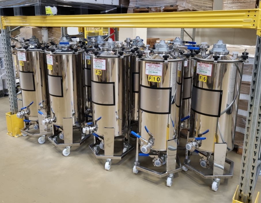 Serbatoi ermetici con agitatore per l’industria farmaceutica e cosmetica