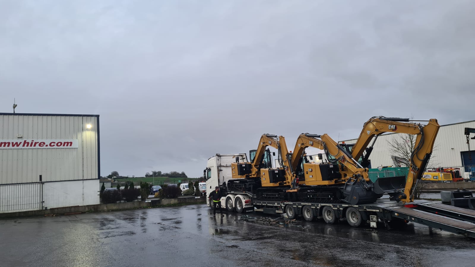 3x New CAT 308r 8ton Excavators joining the Hire Fleet 