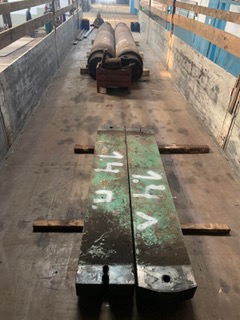 Shipped 3-Rolls Plate Bending Machines  VEB Schwermaschinenbau HR UBBD 40x4000