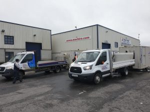2 Welfare Units On Their Way To An Emergency Job