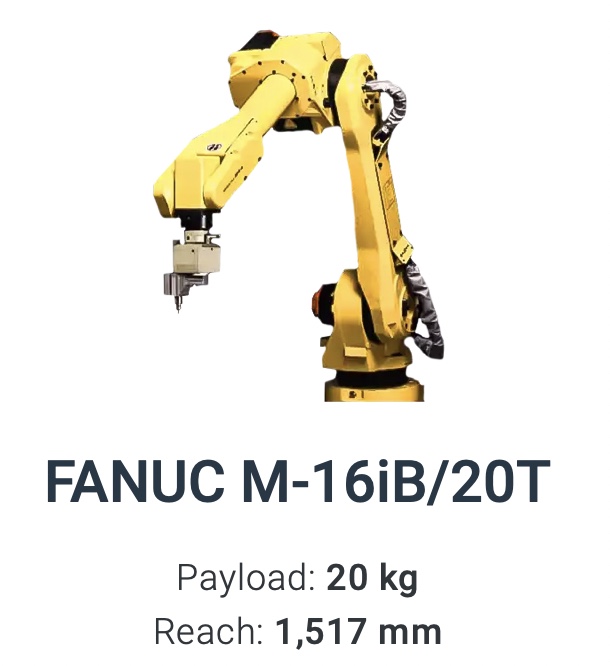 Fanuc M-16iB/20T Data Sheet