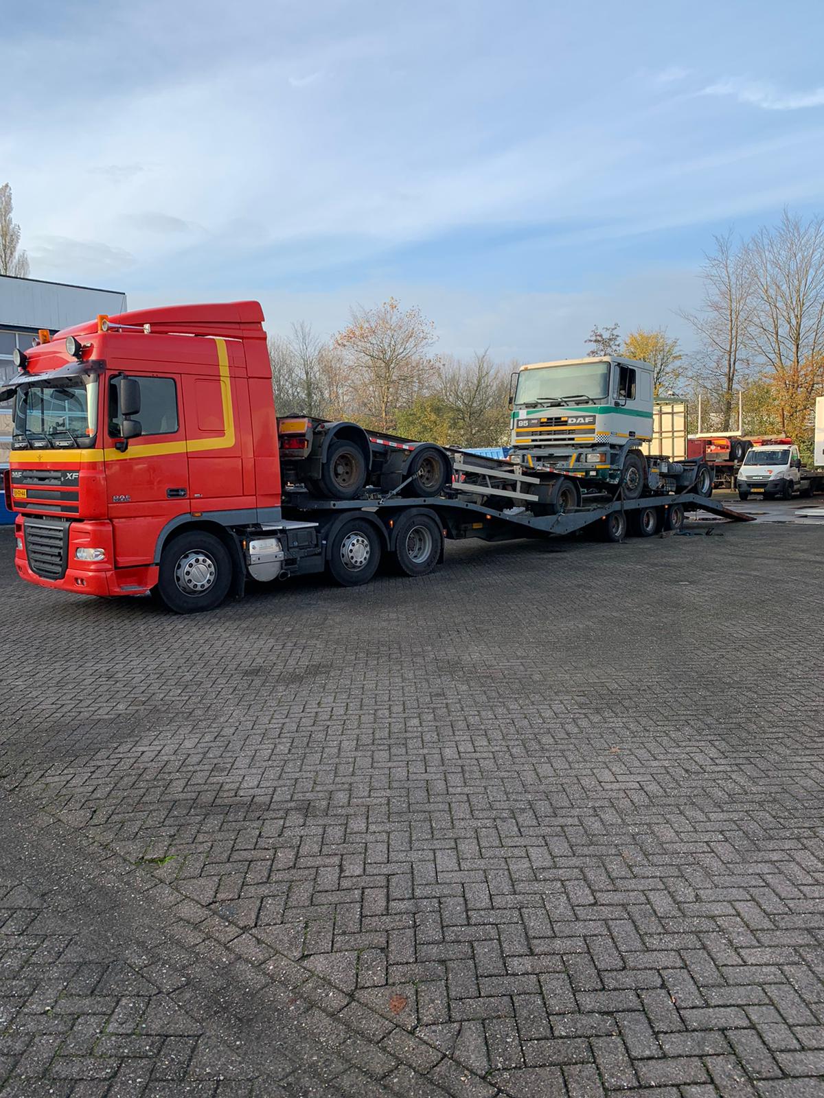 Coming soon left hand drive DAF 95 360 ATI tractor unit.