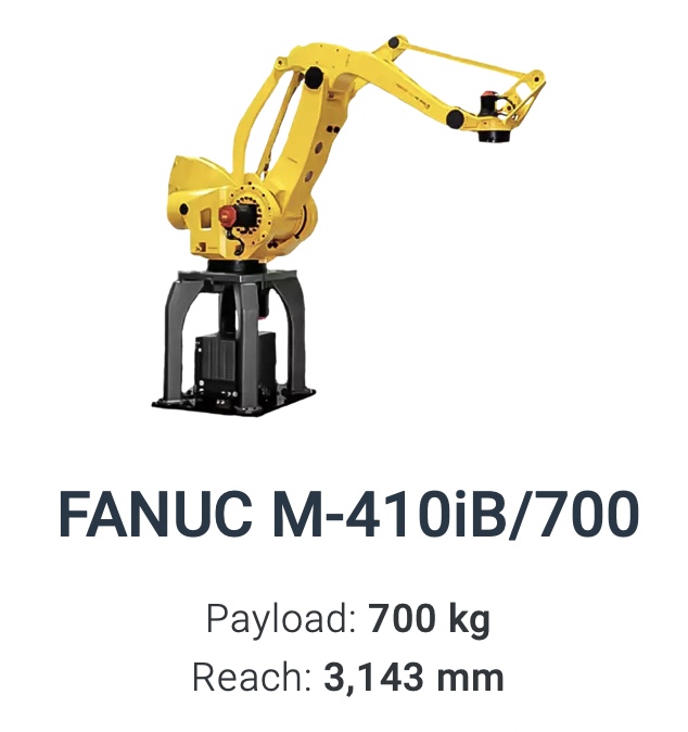 Fanuc M-410iB/700 Data Sheet