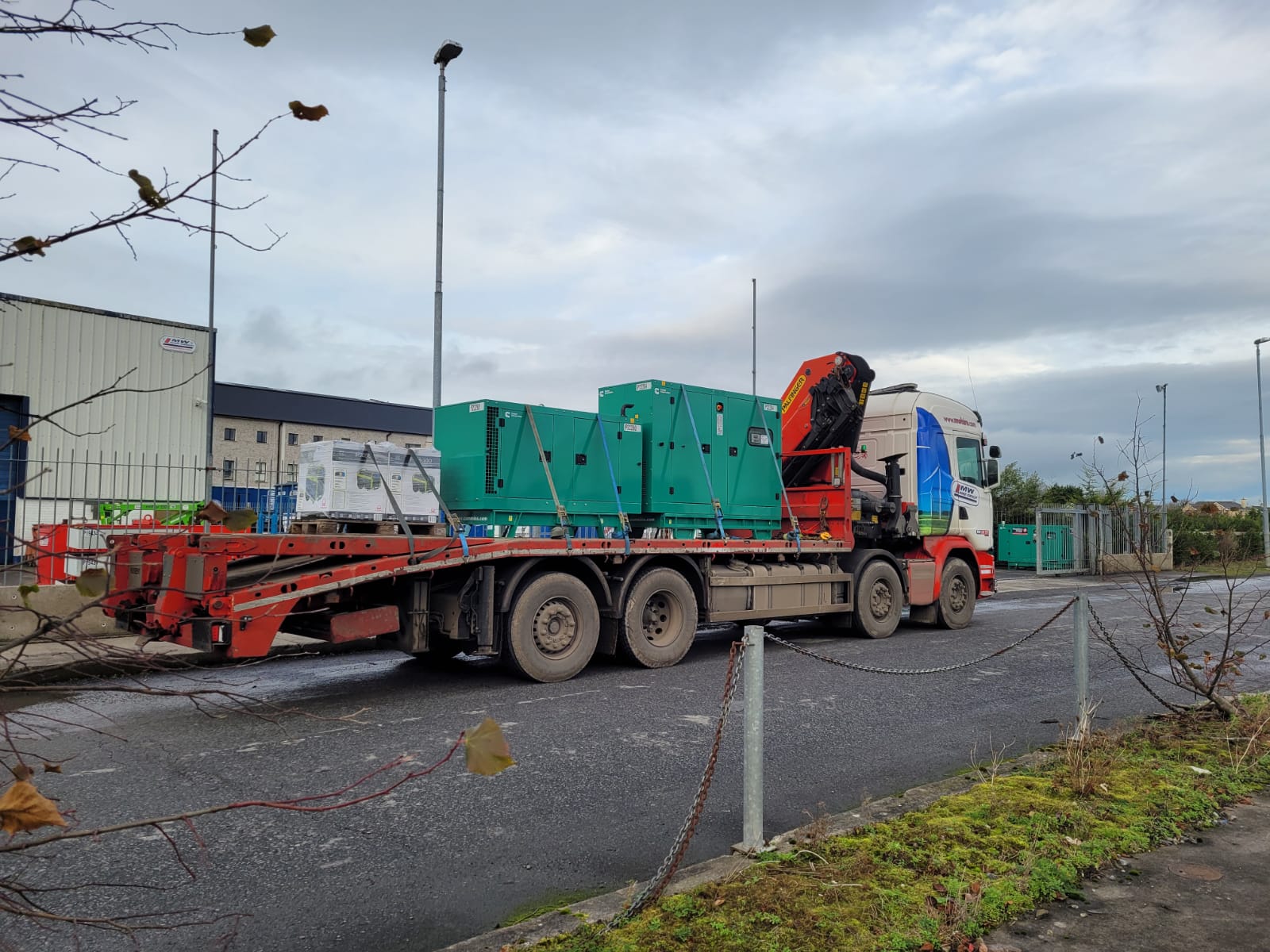Load of New Cummins Generators and Pramac PX8000's SOLD... on its way to Co. Wexford 