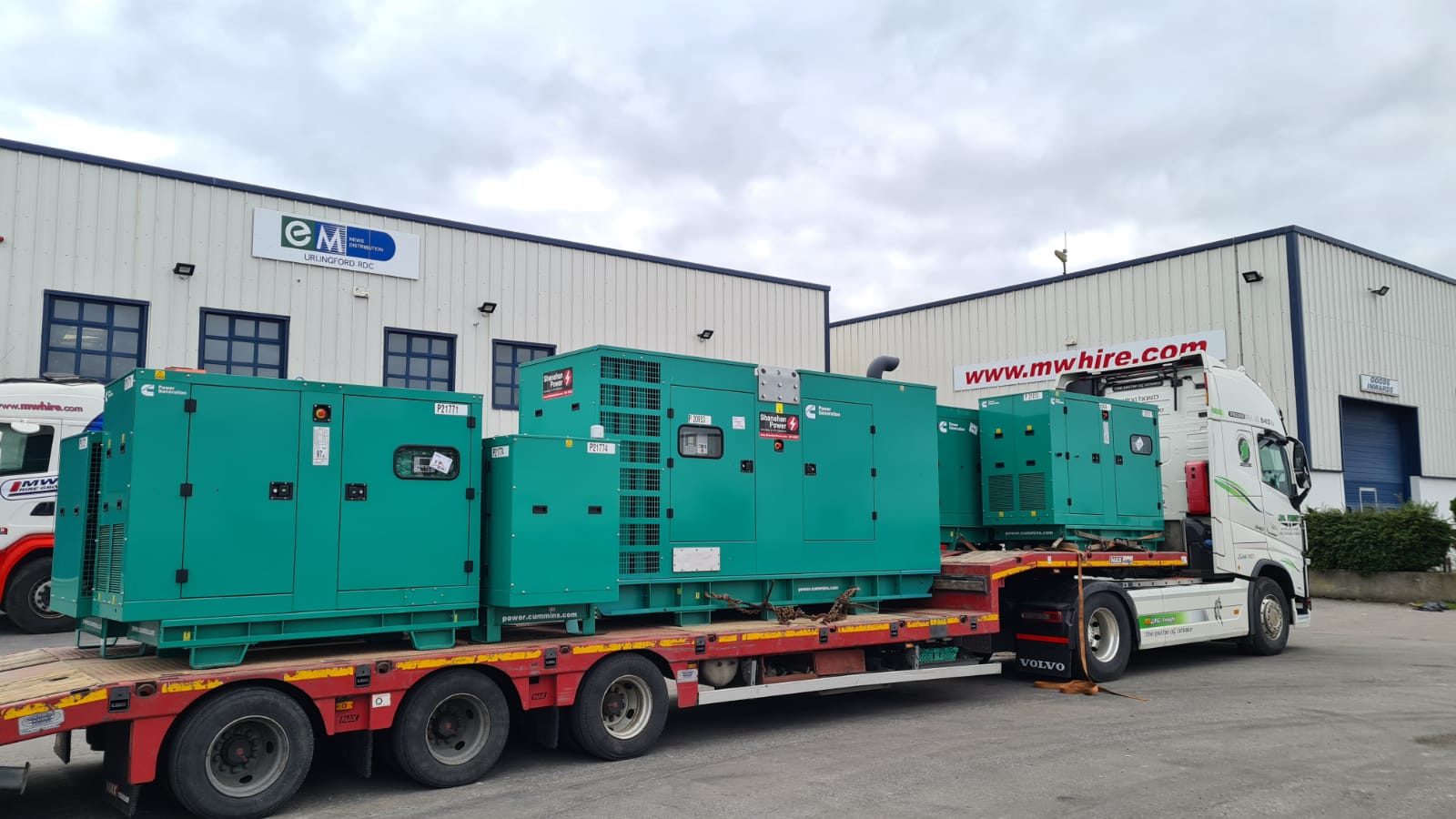 Another load of Cummins Generators heading away 