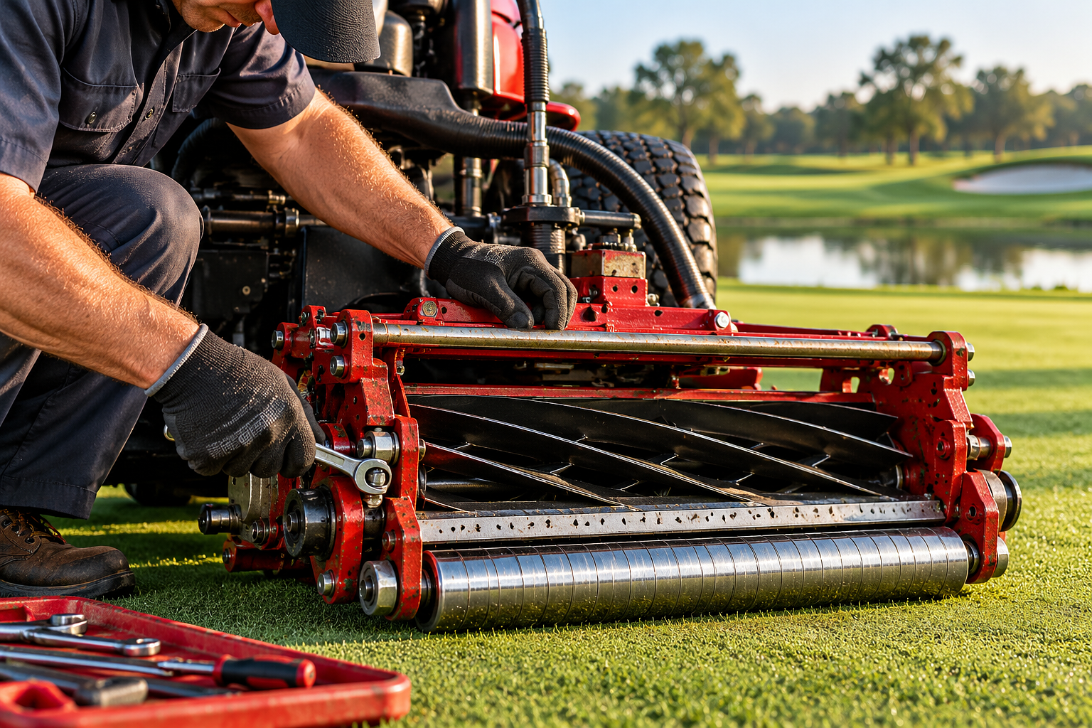 How to Maintain a Golf Course Reel Mower (with free download maintenance checklist)