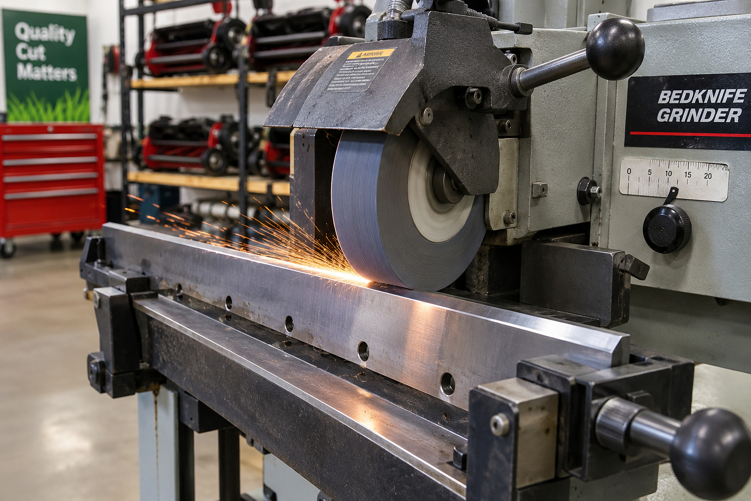 How Often Should Golf Course Mower Reels Be Sharpened?