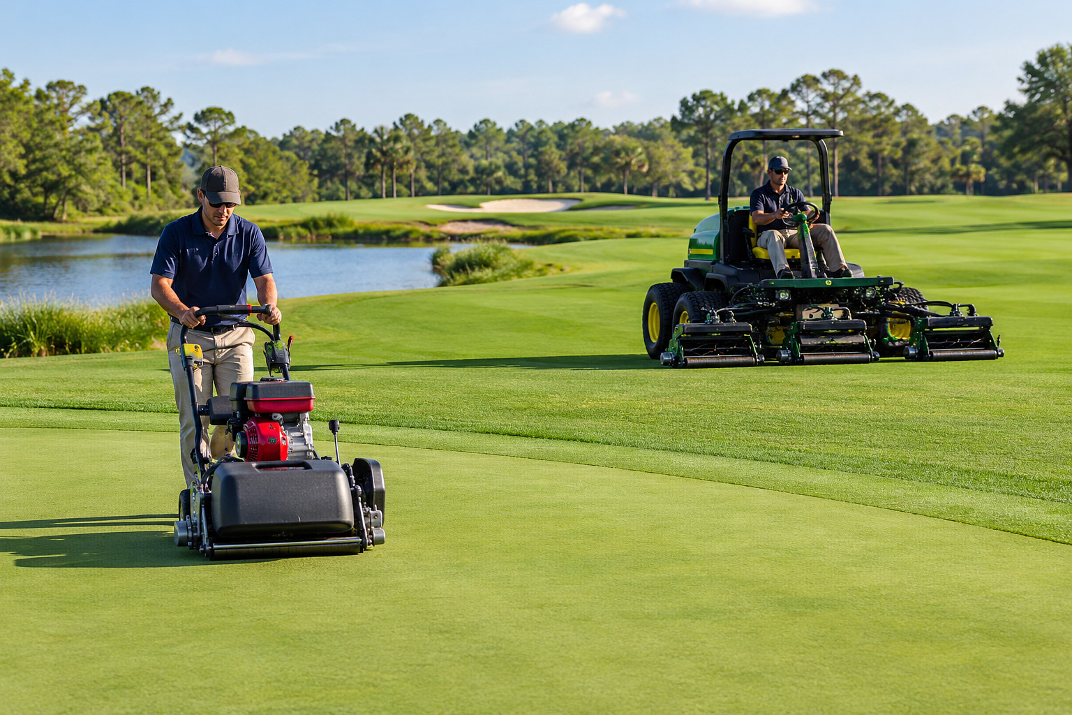 Greens Mower vs. Fairway Mower: What’s the Difference?