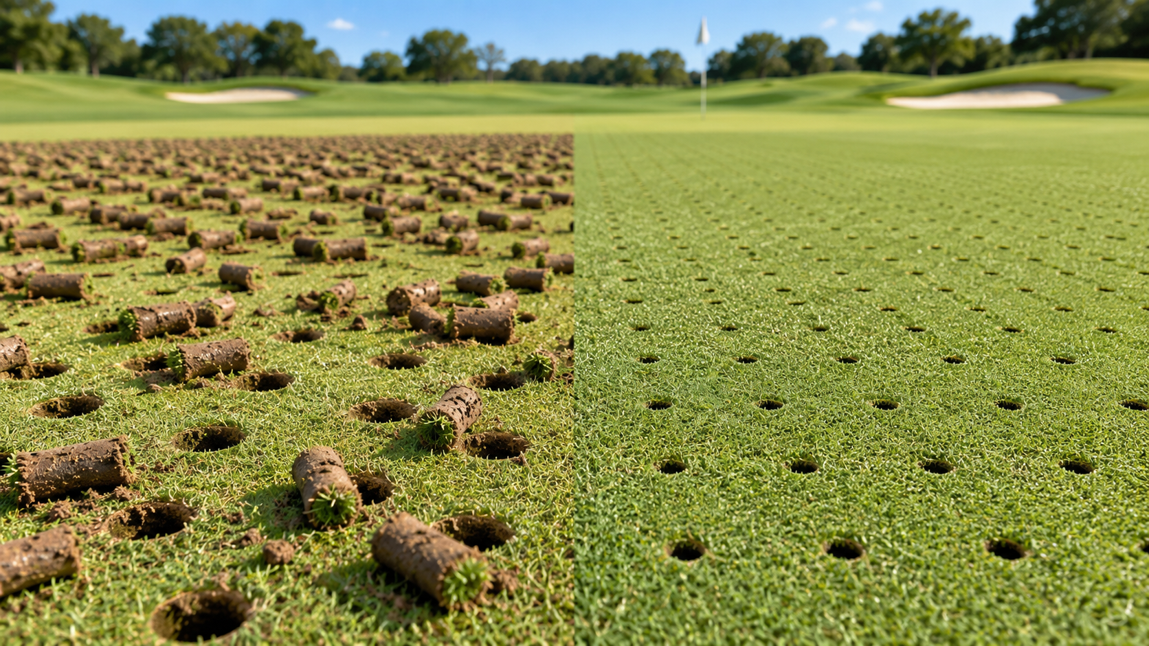 Core Aeration vs. Solid Tine Aerification: What's the Difference?
