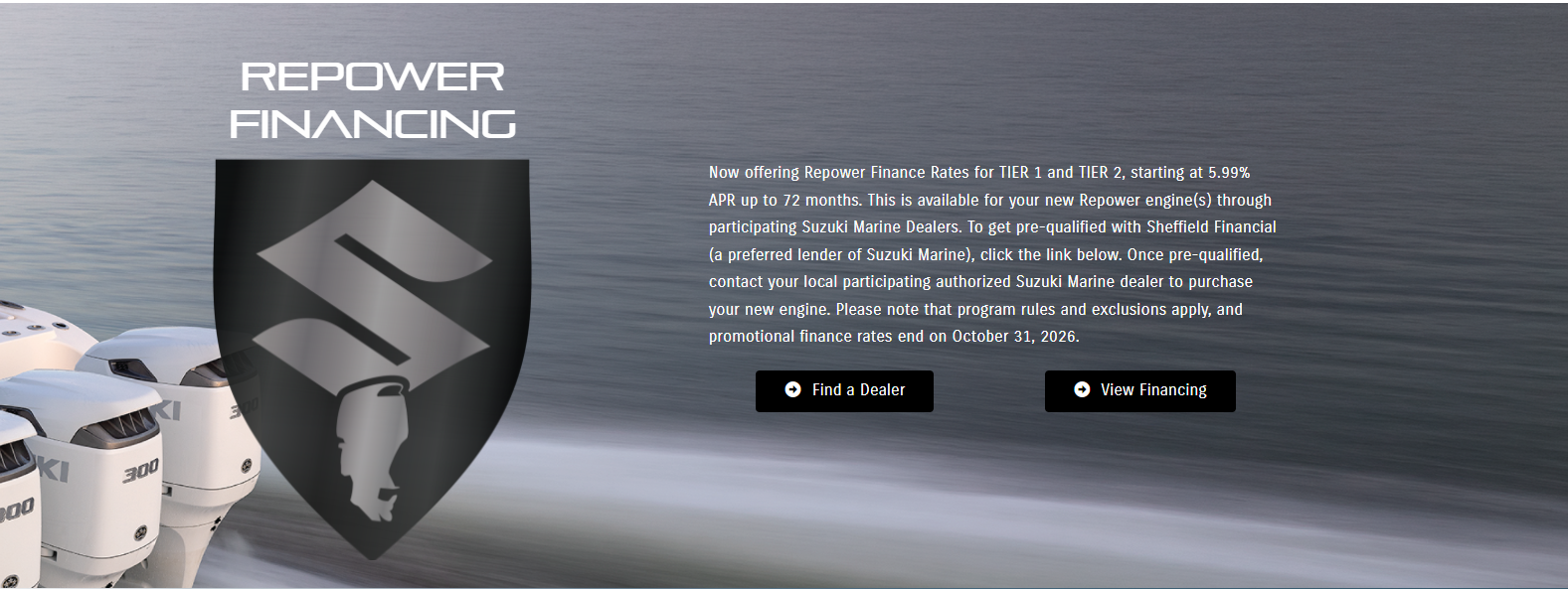 5.99% Suzuki Motor Repower Financing