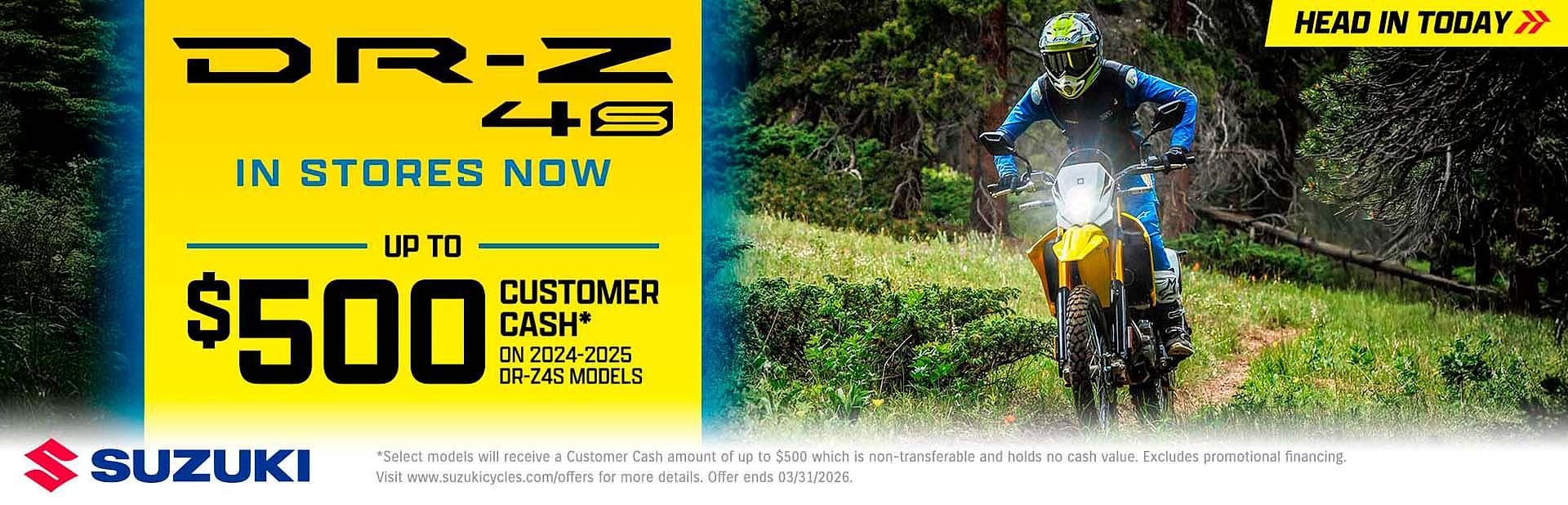 DRZ-4S IN STORES NOW - Street Bikes