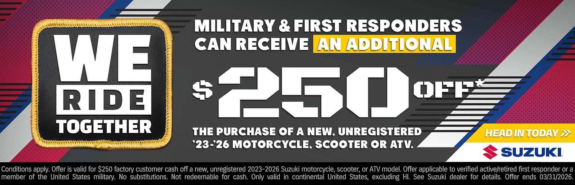 Military & First Responders - ATV