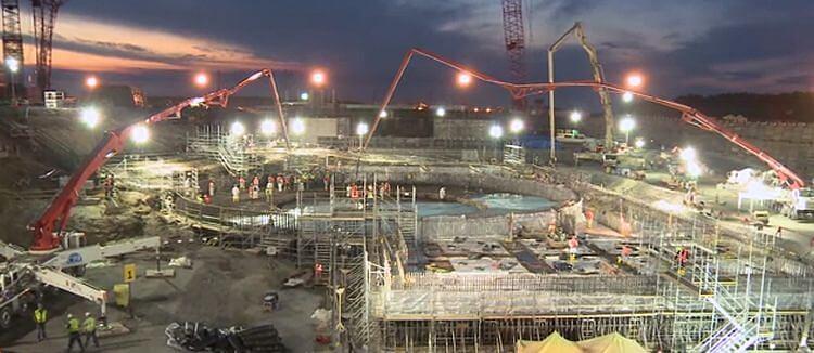 SCE&G Completes First Nuclear Concrete Placement
