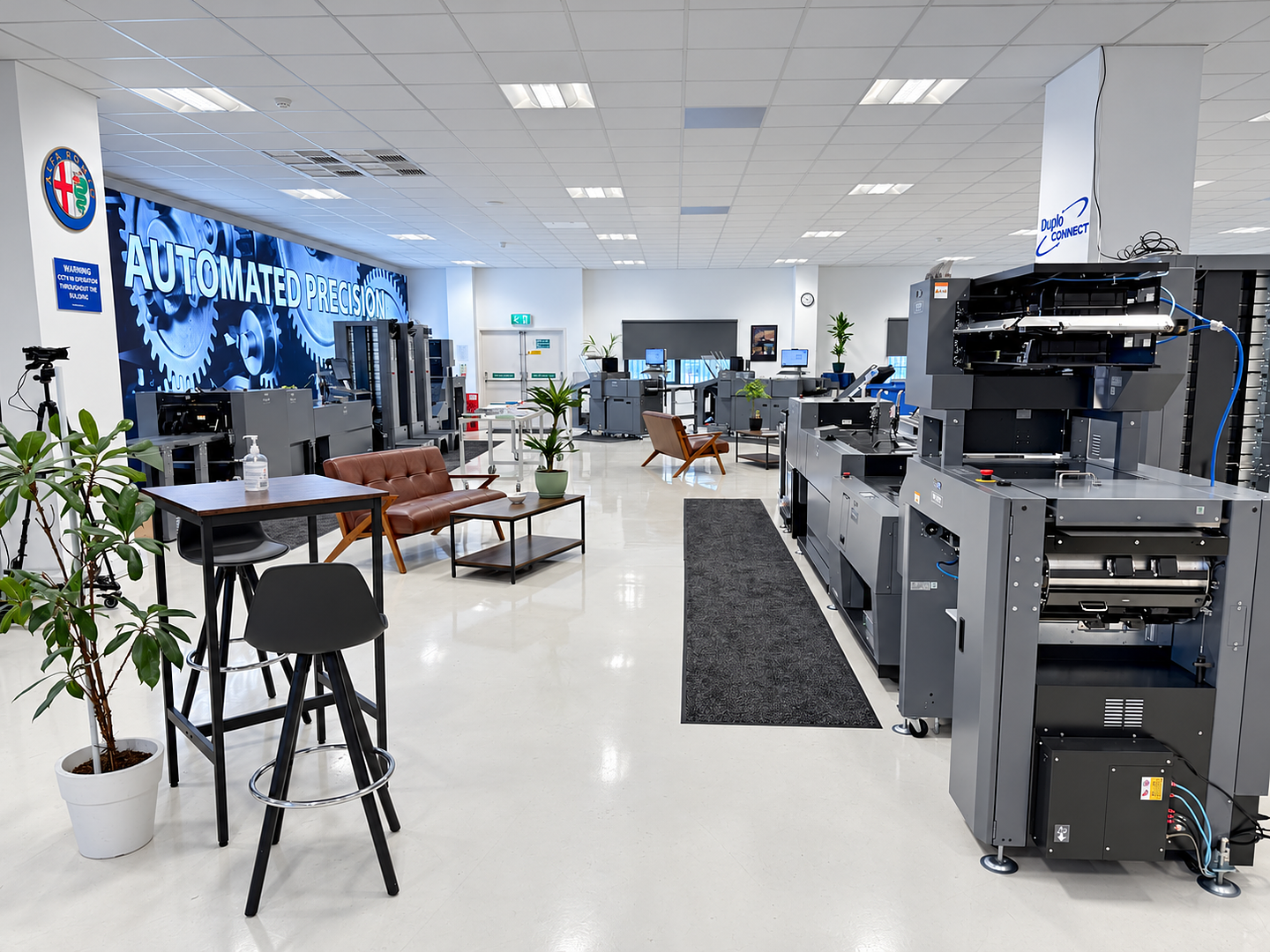 Nově otevřený evropský showroom v Addlestone představil technologie pro vysoký stupeň automatizace