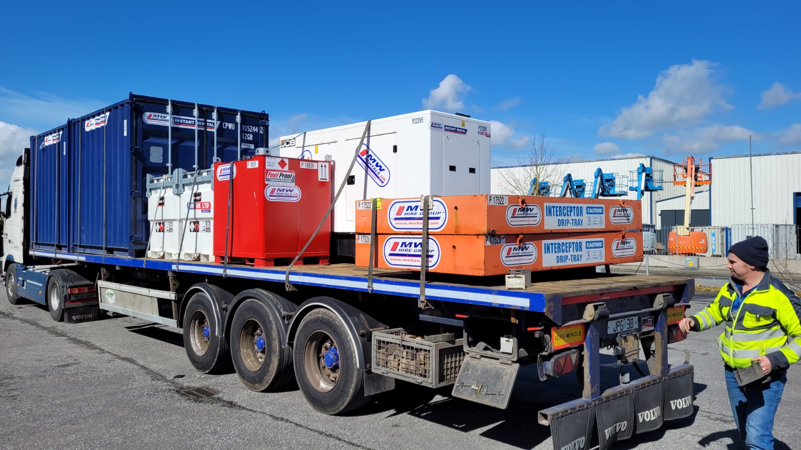 Range of Gear loaded heading to our UK Depot in Scotland 