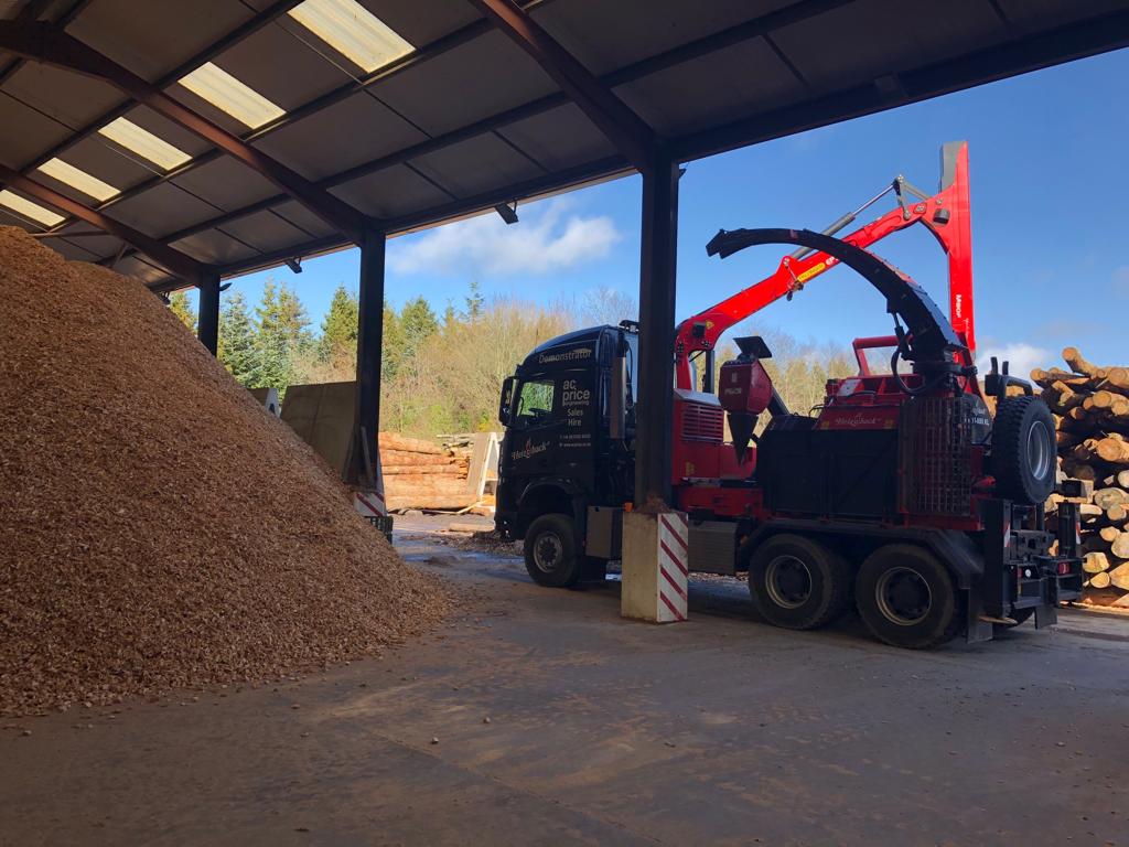 OUR HEIZOHACK CHIPTRUCK HAS BEEN BUSY THIS MONTH.