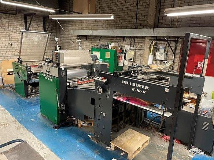 Billhöfer TS 76/60 thermal laminating machine (1998)