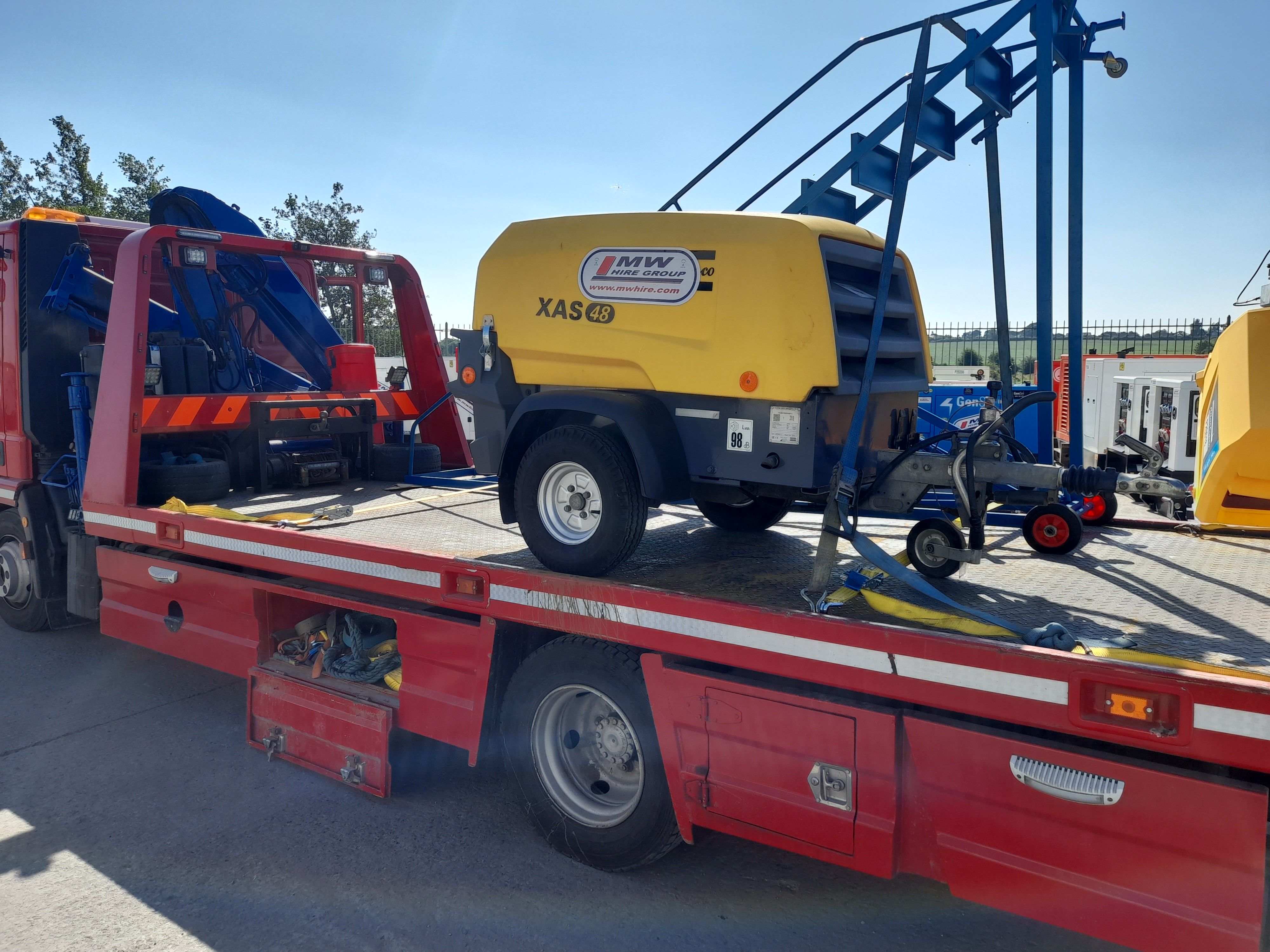 Ex- Rental Atlas Copco XAS48 Compressor SOLD... collected by customer 