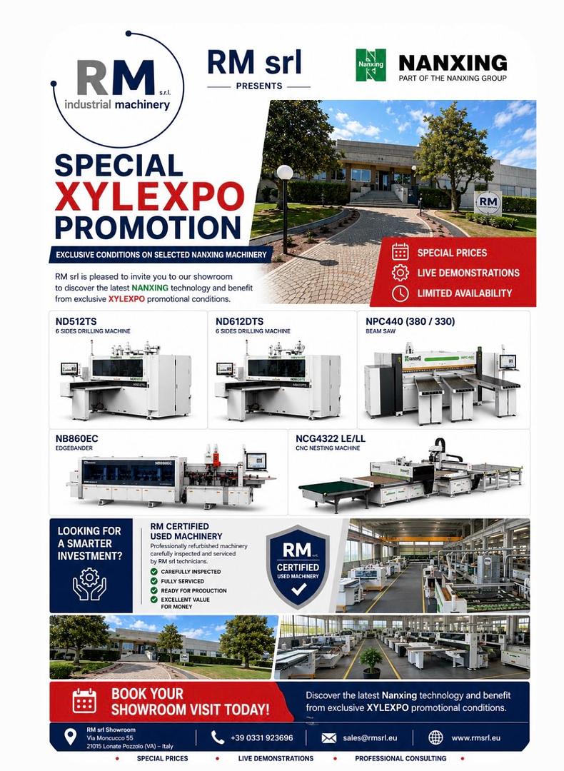 SPECIAL XYLEXPO PROMOTION