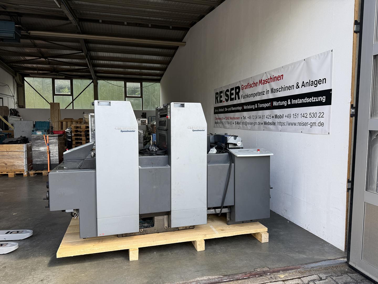 Demontage einer Heidelberg Speedmaster 52-2, 01.07.2026