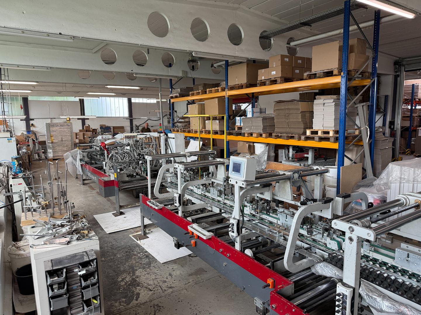 Disassembly/loading of Duran Allpro 110 folder gluer