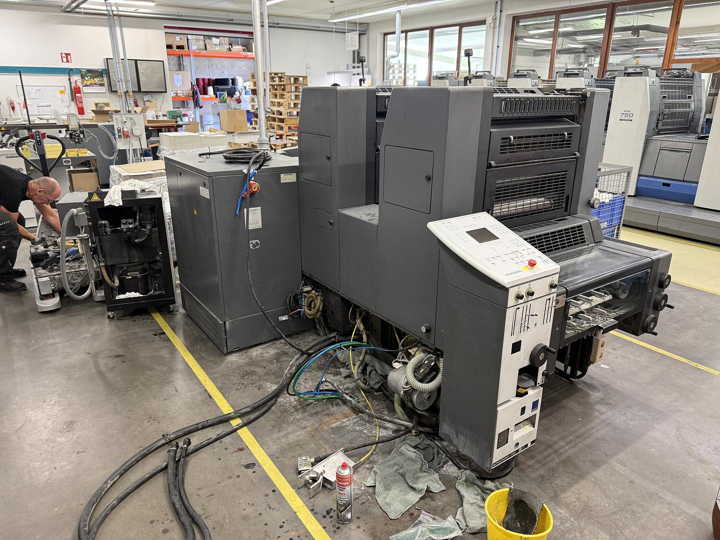 Demontage einer Heidelberg Speedmaster 52-2, 01.07.2026