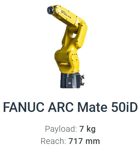 Fanuc Arc Mate 50iD Data Sheet