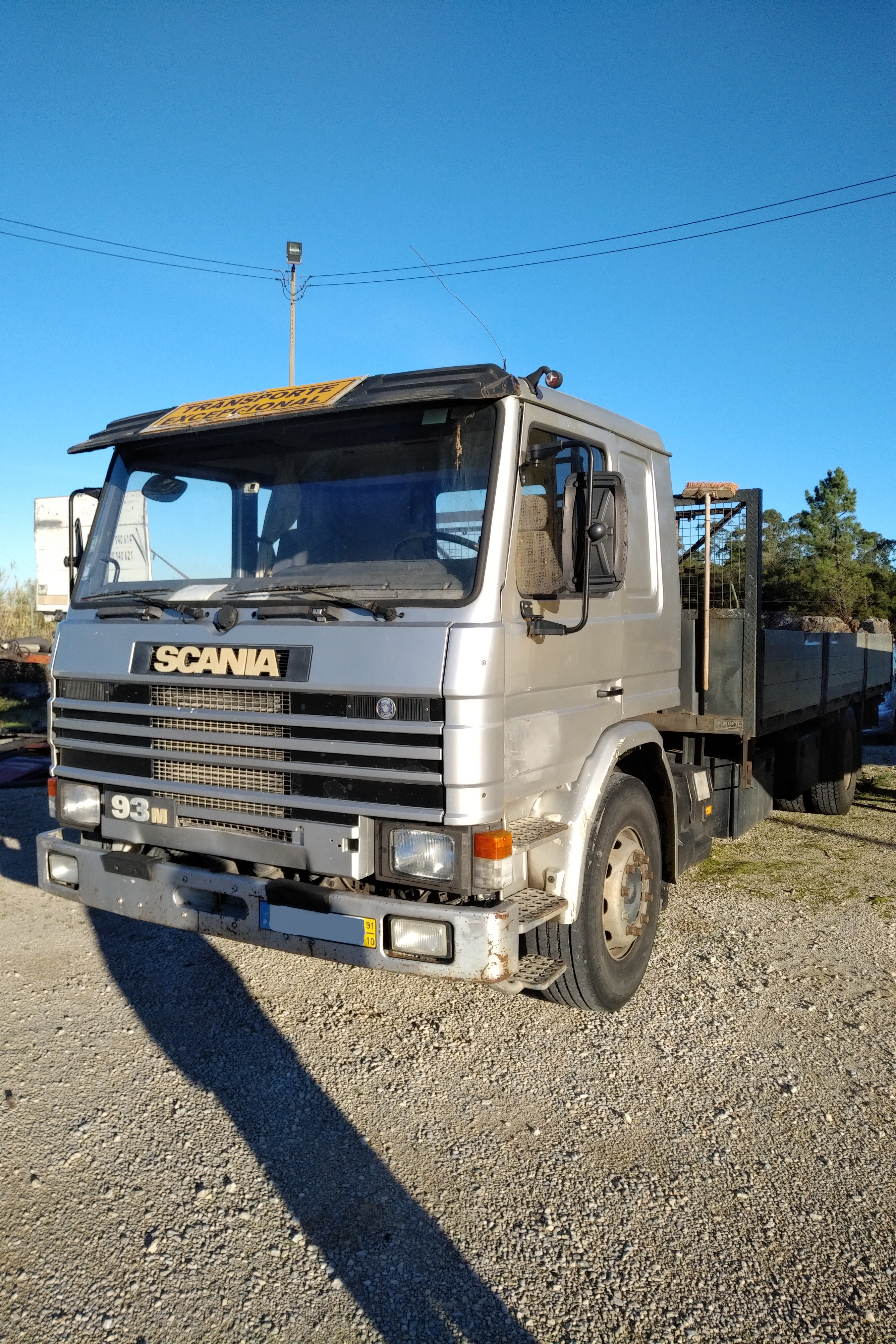 Left hand drive Scania 93M 280 18 ton dropside truck recently sold to Lagos - Nigeria.