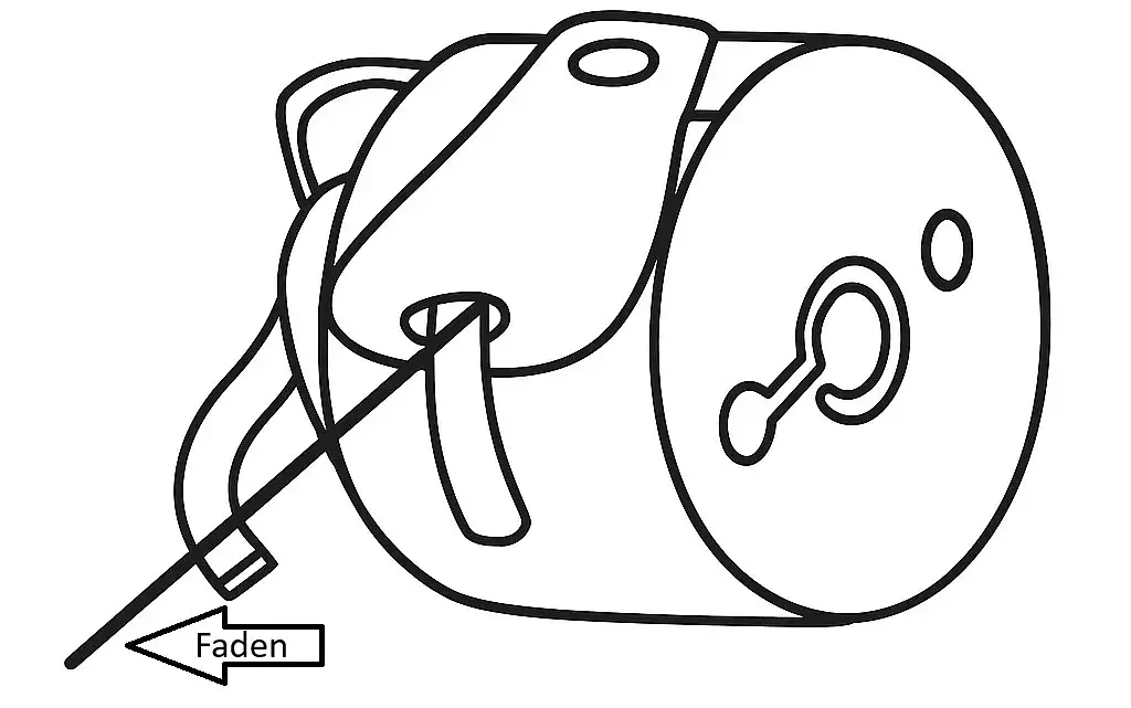 Spulenkapsel richtig einsetzen bei Singer Nähmaschinen