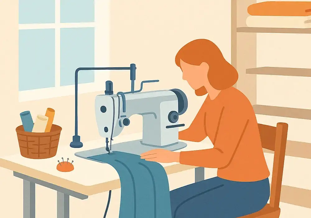 Industrienähmaschine für zuhause: Profi-Power im Nähatelier