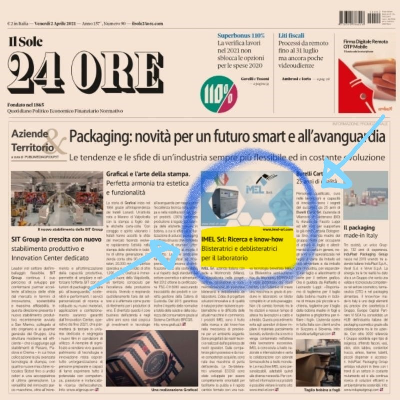 IMEL – Packaging: novità per un futuro smart e all’avanguardia