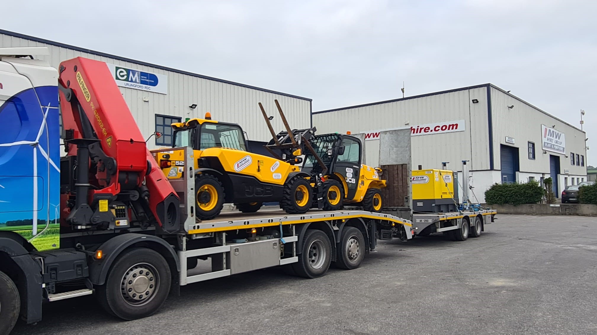 Load of Gear Heading out on a Renatl Job this Morning 