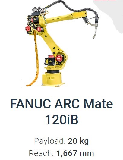 Fanuc Arc Mate 120iB Data Sheet