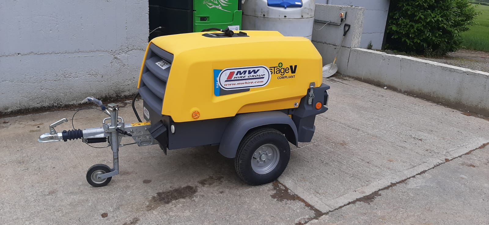 New Atlas Copco XAS48 & Used Atlas Copco XAS47, 90cfm compressors SOLD... Delivered to the customer in South Tipperary