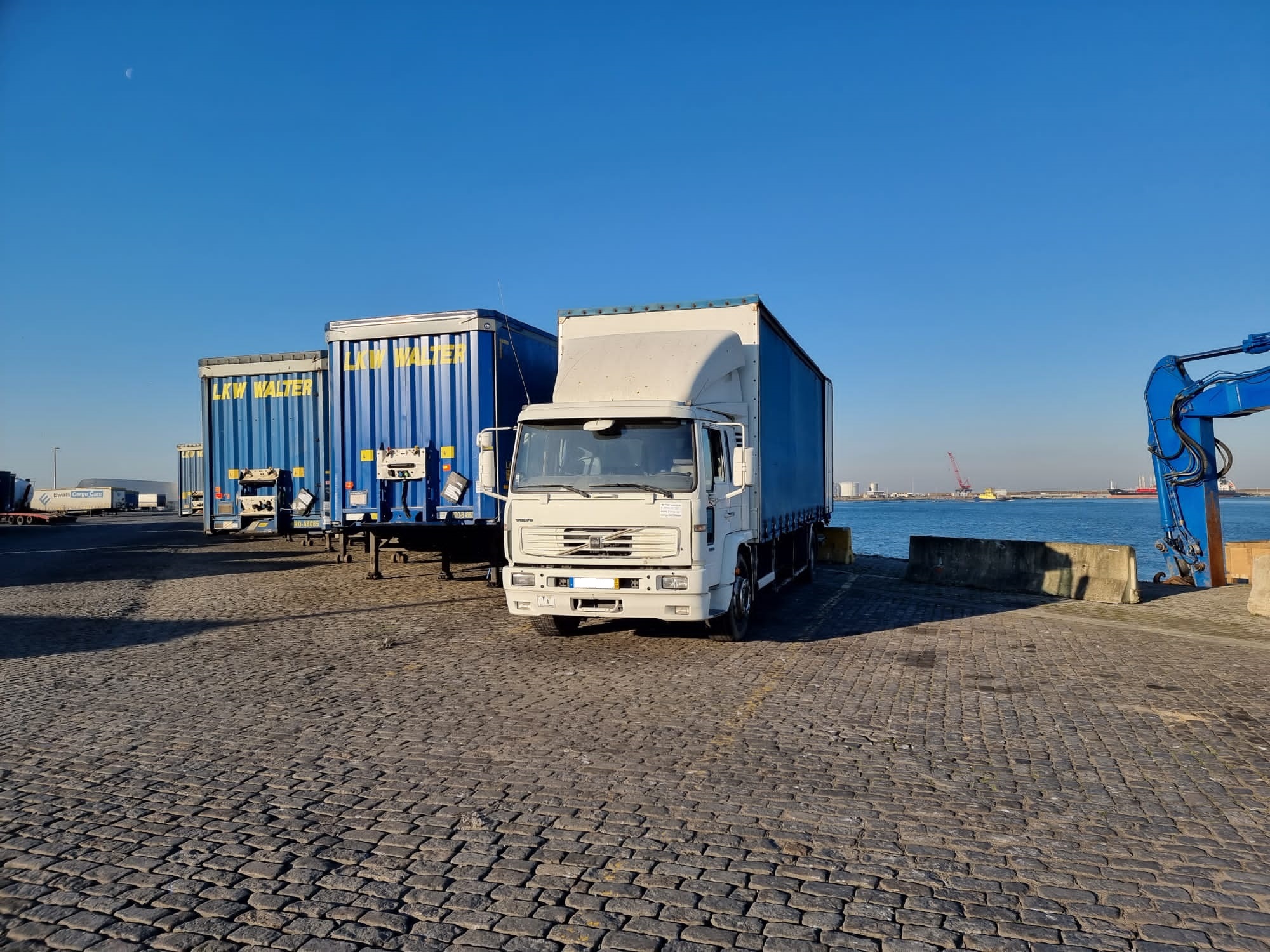 In the port. Shipping to Lagos - Nigeria via Antwerp - Belgium.