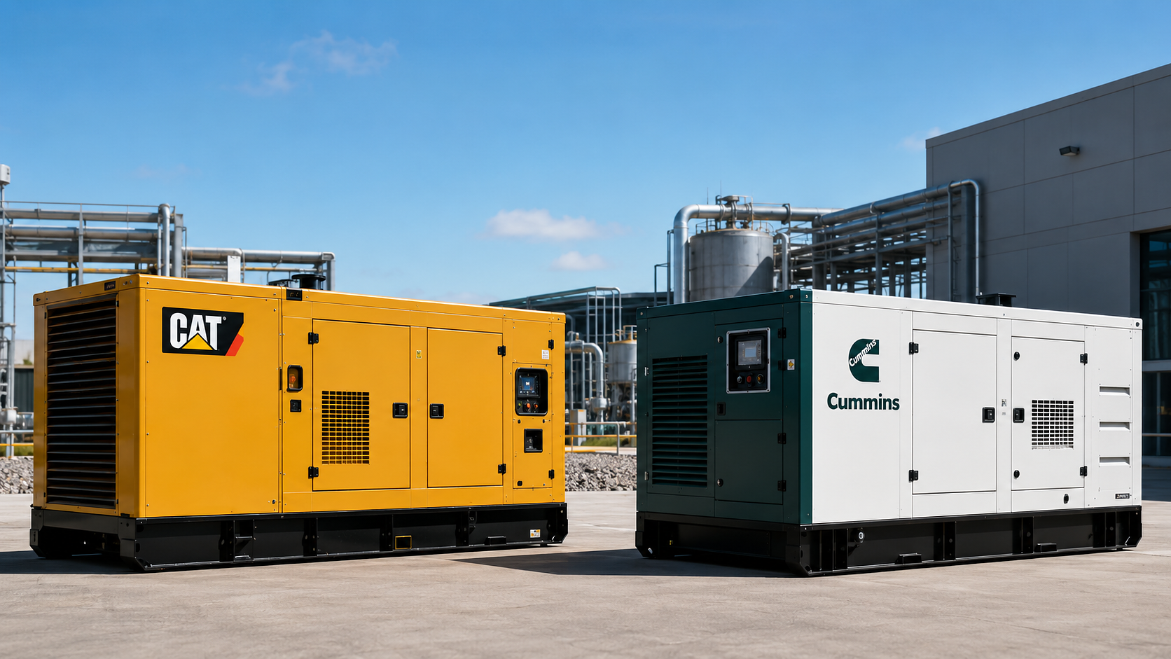 Caterpillar vs. Cummins Generators: Which One Is Better for Industrial Power?