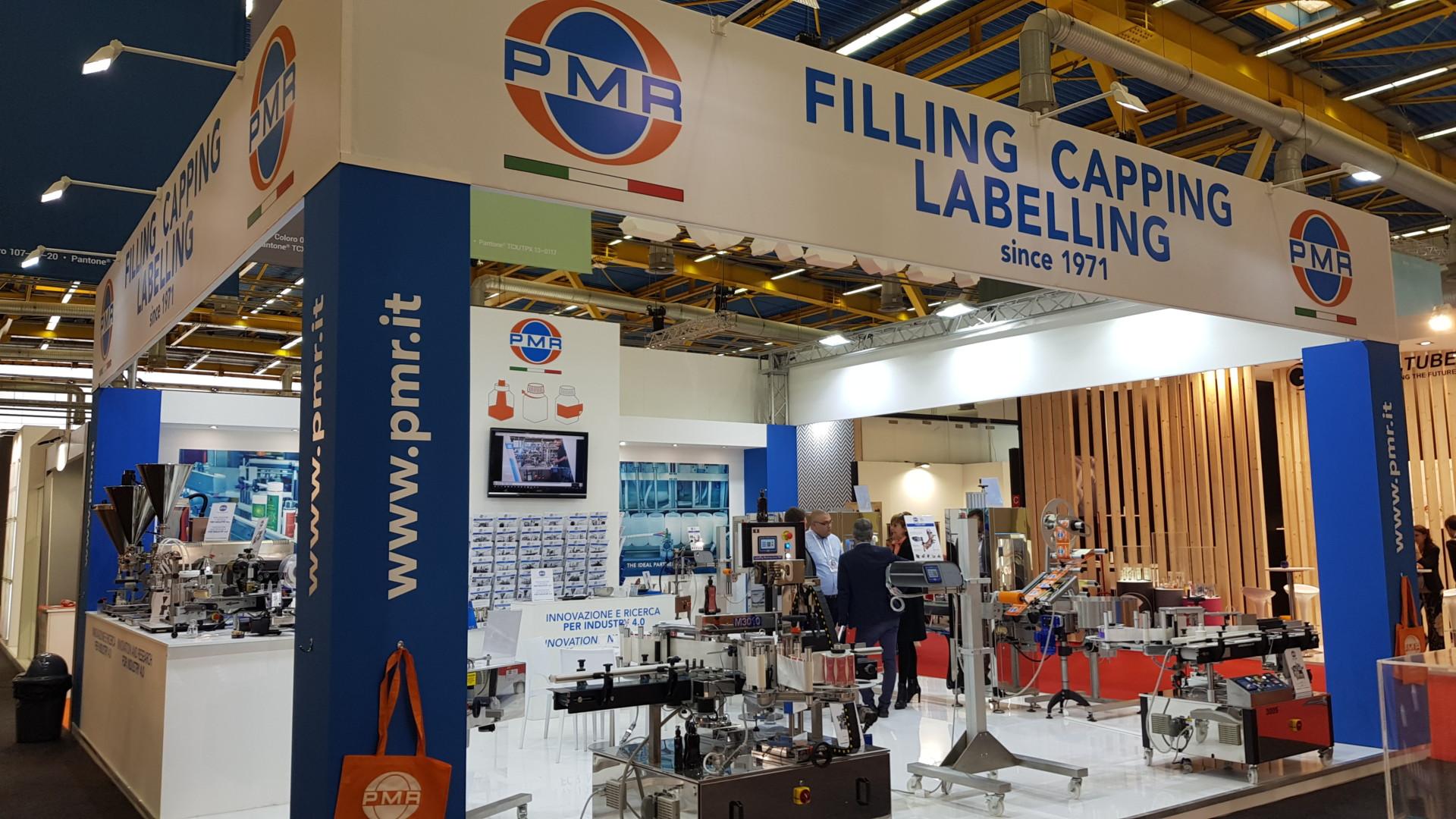 A Cosmopack 2019 le Etichettatrici e Linee di Riempimento PMR soddisfano ogni esigenza