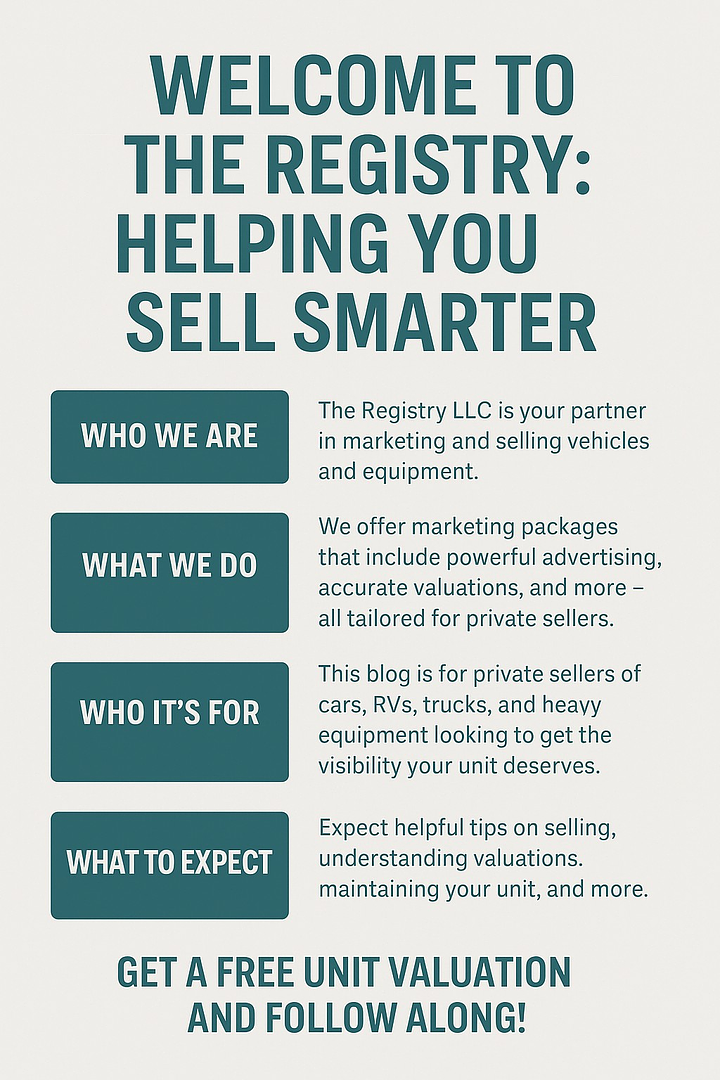 Welcome to The Registry LLC: Helping You Sell Smarter