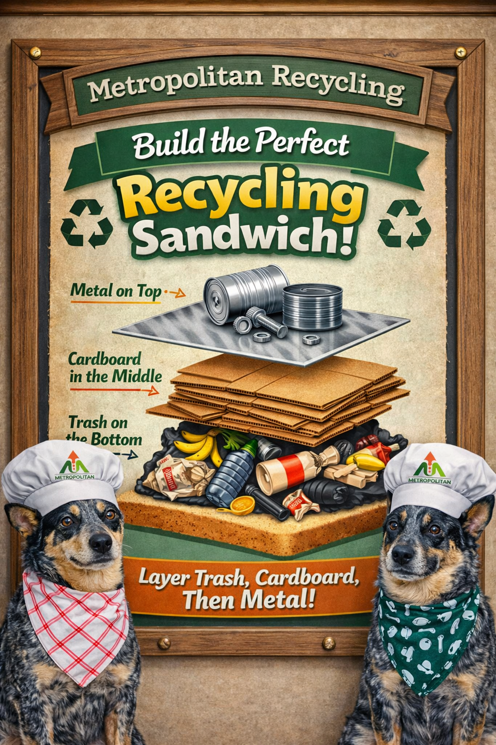 How to Make a Recycling Sandwich