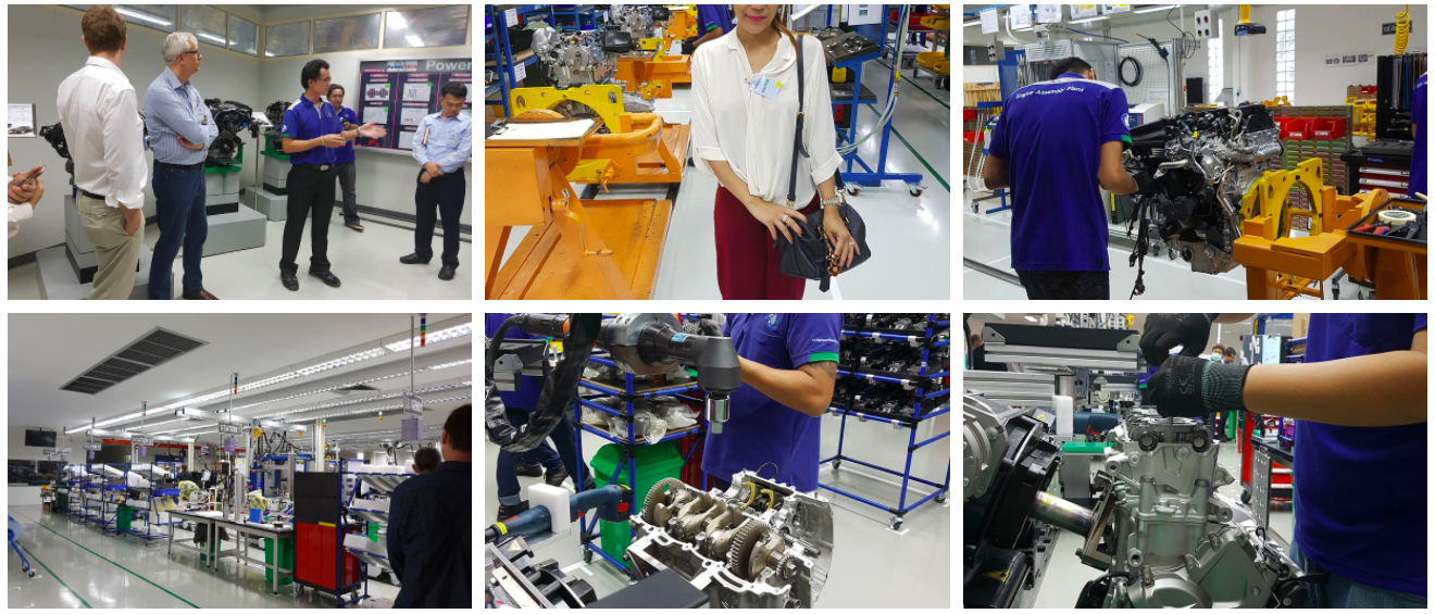 Visits to production facilities in Thailand. BMW, Mercedes, Powertech