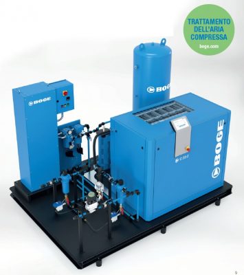 Ottimizzazione complessiva del sistema d’aria compressa.